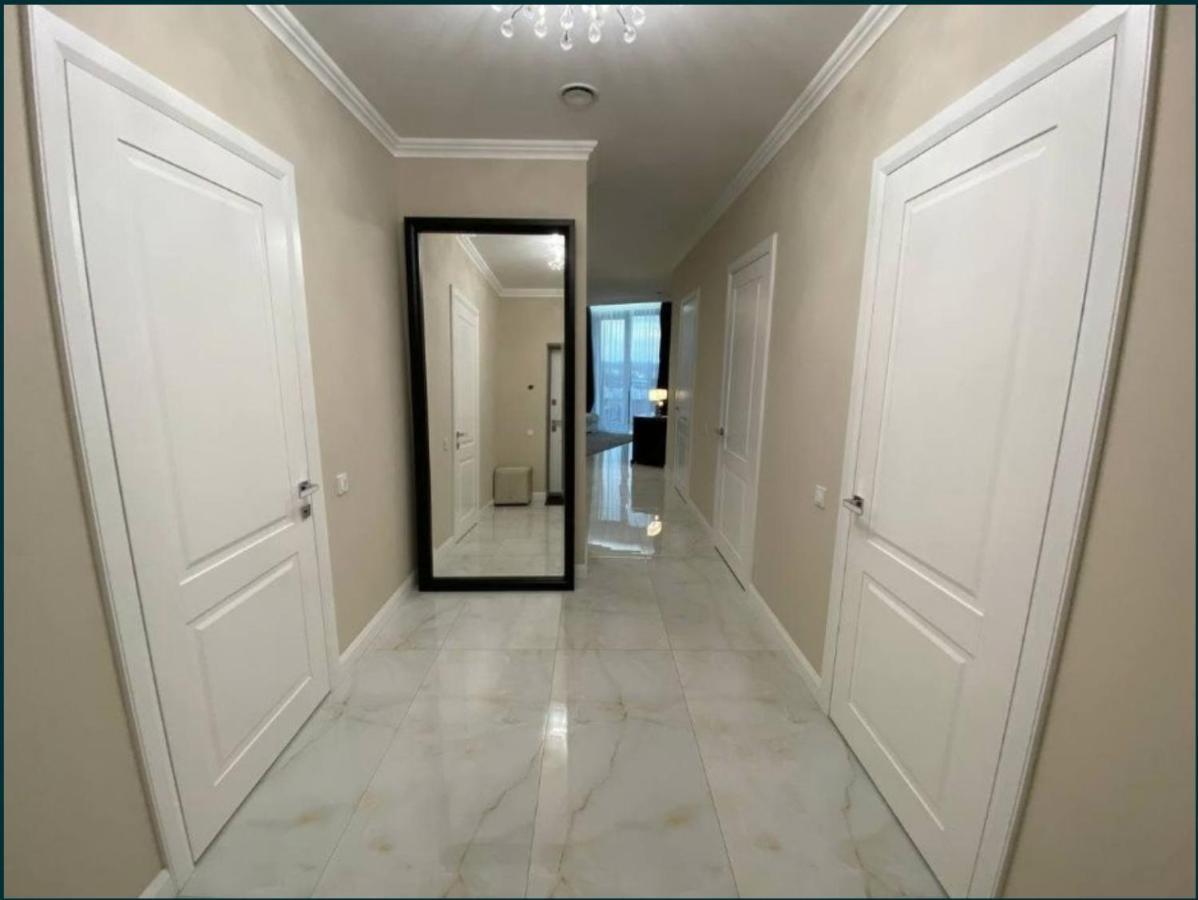 Lux 1-Bedroom Panoramic View Most City Center Area Dnipro Dış mekan fotoğraf