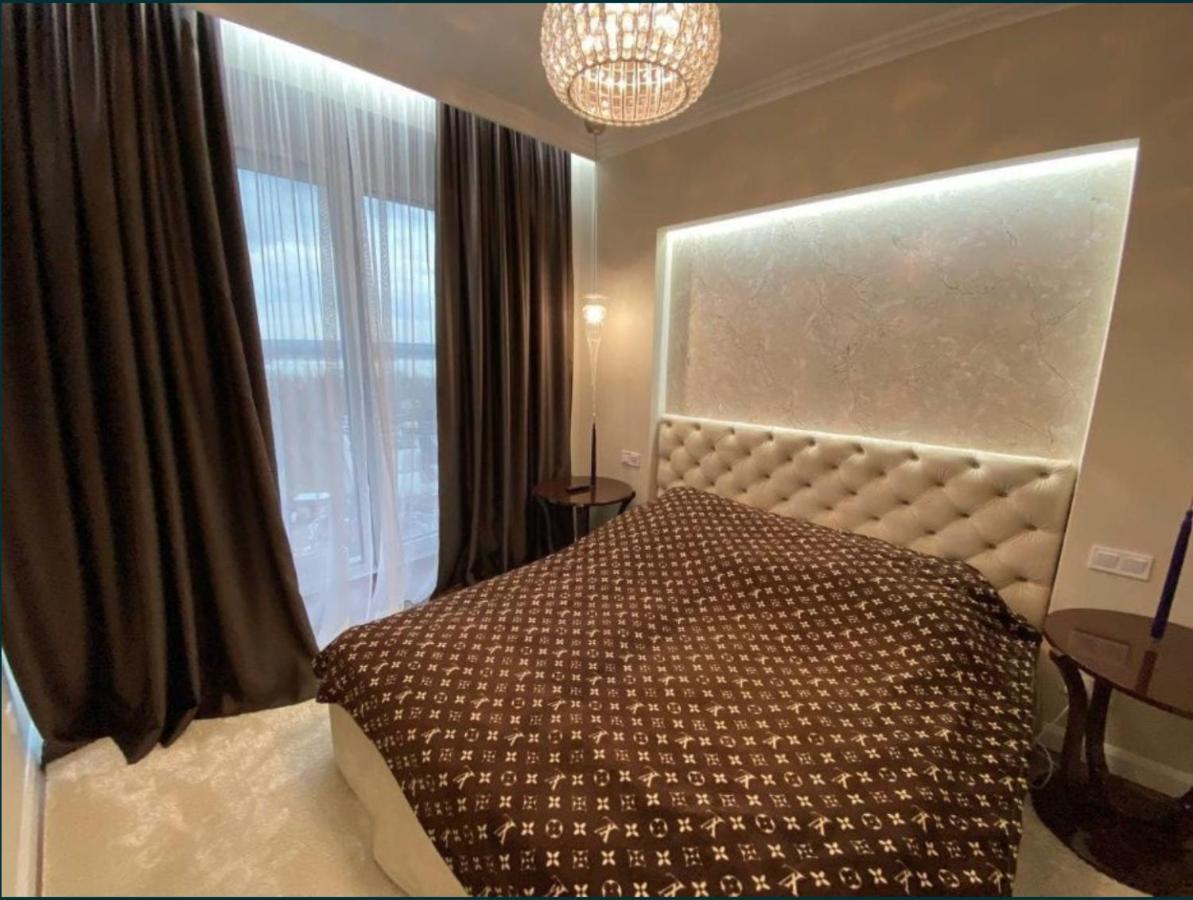 Lux 1-Bedroom Panoramic View Most City Center Area Dnipro Dış mekan fotoğraf